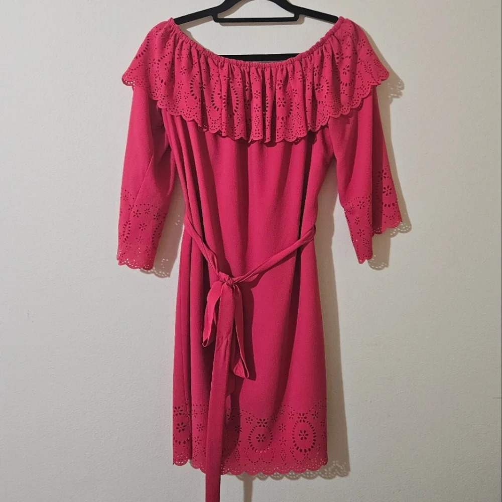 Tahari by ASL Eyelet Dress